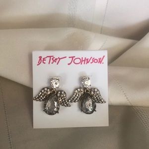 Betsey Johnson Angel Earrings